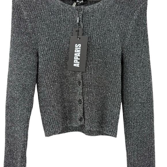 NEW Apparis Brittney Ribbed Cardigan Sz M - Picture 6 of 11